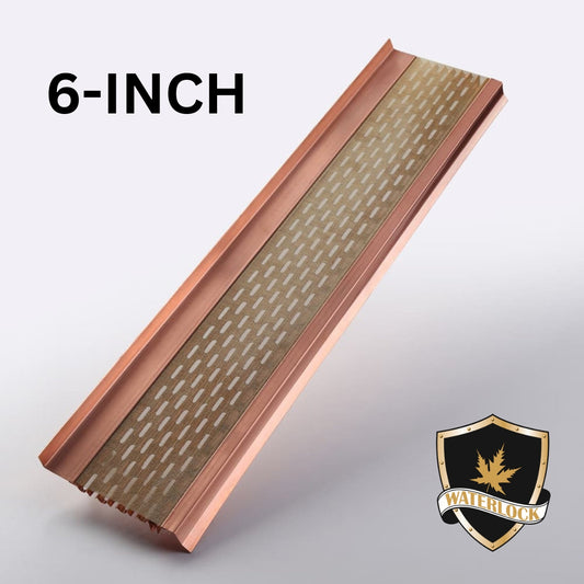 Copper Micromesh 6" Gutter Guards
