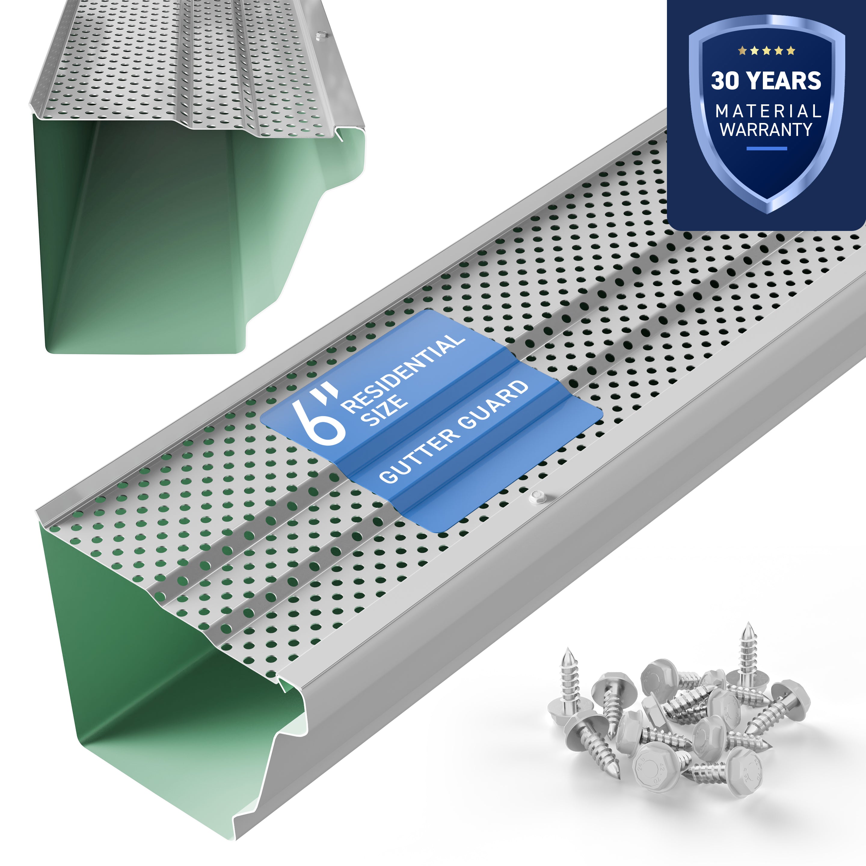 6'' Waterlock Gutter Guards | Art of Gutter