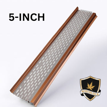 5’’ Micromesh Gutter Guards - Copper - $22.20 per ft