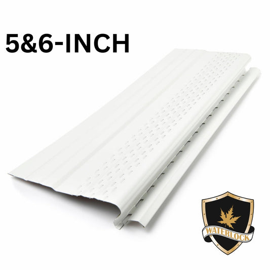 Waterlock Pro Gutter Guards - White - $4.10 per ft