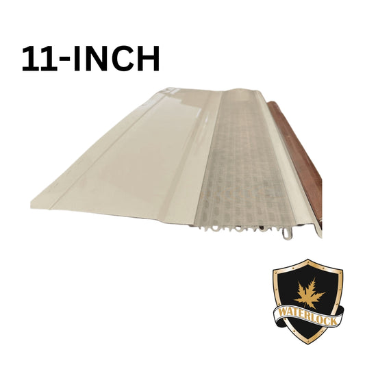 Flat 11" Micromesh Gutter Guards   White - $9.25 per ft