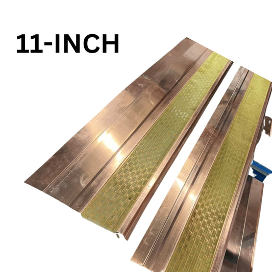 FLAT 11" Micromesh Gutter Guards - Copper - $38.50 per ft