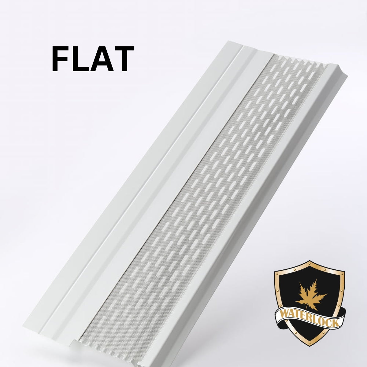 FLAT Micromesh Gutter Guards - White - $5.56 per ft