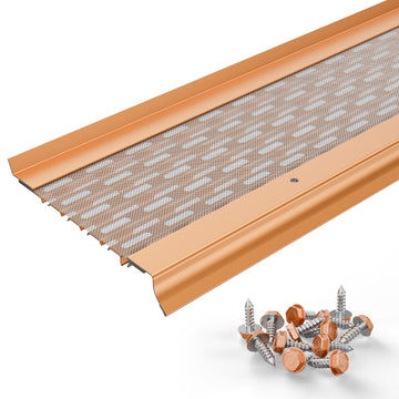 5’’ Micromesh Gutter Guards - Copper - $22.20 per ft