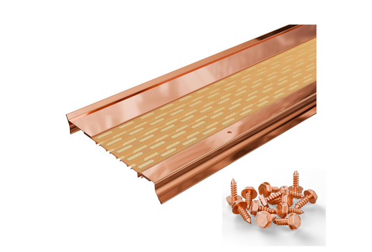 Waterlock Copper Micromesh Goldguard 5" Gutter Protection