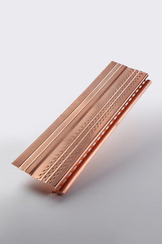 5” & 6” Half Round Pro Gutter Guards - Copper - $17.50 per ft